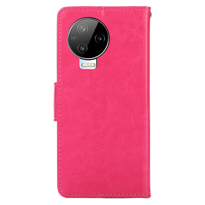 For Infinix Note 12 Pro 4G / Note 12 (2023) 4G Shockproof Wallet Phone Case Leather Flip Cover with Stand