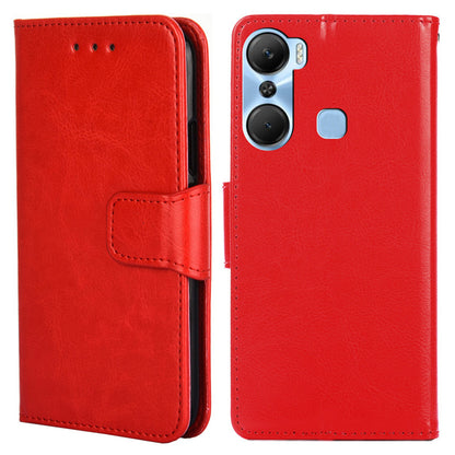Leather Flip Case for Infinix Hot 12 Pro 4G Protective Phone Shell Anti-Drop Wallet Phone Case with Stand