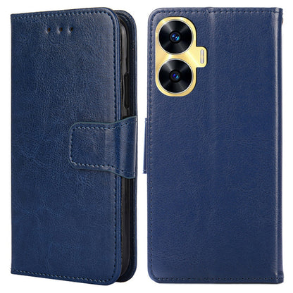 For Realme C55 Full Protection Phone Case Leather Wallet Stand Flip Cover