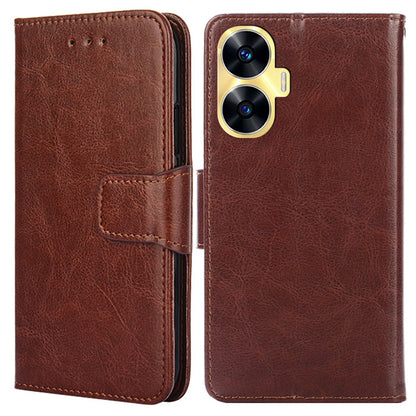 For Realme C55 Full Protection Phone Case Leather Wallet Stand Flip Cover