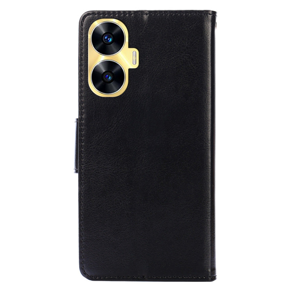 For Realme C55 Full Protection Phone Case Leather Wallet Stand Flip Cover