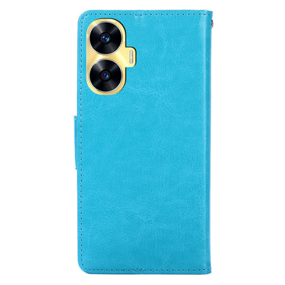 For Realme C55 Full Protection Phone Case Leather Wallet Stand Flip Cover