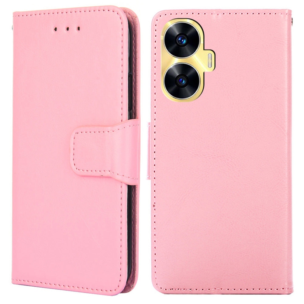 For Realme C55 Full Protection Phone Case Leather Wallet Stand Flip Cover