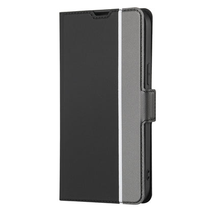 For Honor Magic5 Smartphone Cover Twill Texture Magnetic Closure Stand PU Leather Phone Case