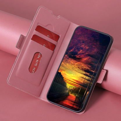 For Oppo Find X6 Pro Anti-Fingerprint Twill Texture Phone Case Stand TPU+PU Leather Thin Phone Shell