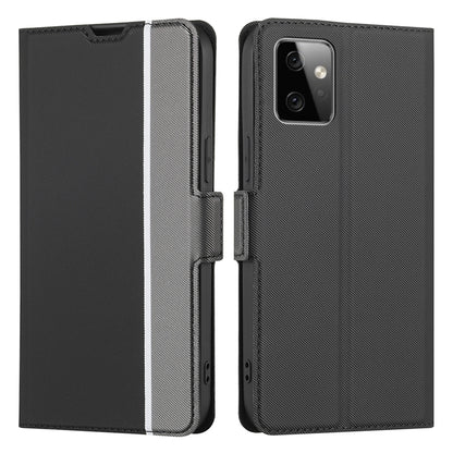 For Motorola Moto G Power 5G Anti-Scratch Twill Texture Phone Cover Card Holder Stand PU Leather Case