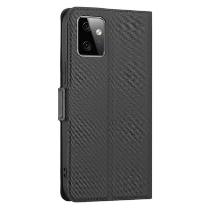 For Motorola Moto G Power 5G Anti-Scratch Twill Texture Phone Cover Card Holder Stand PU Leather Case