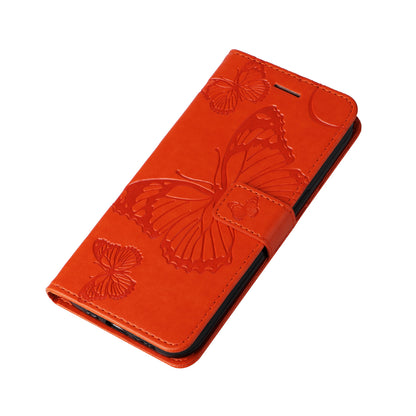KT Imprinting Flower Series-2 For Google Pixel 8 Pro PU Leather Wallet Case Butterfly Flower Imprinted Stand Phone Cover