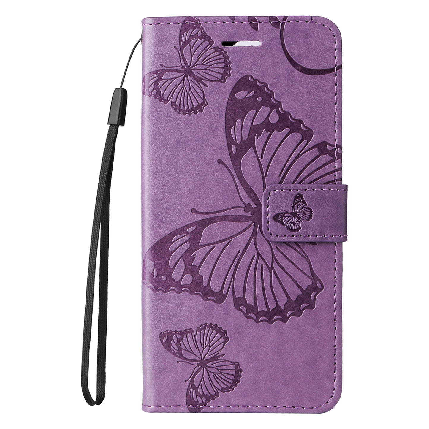 KT Imprinting Flower Series-2 For Google Pixel 8 Pro PU Leather Wallet Case Butterfly Flower Imprinted Stand Phone Cover