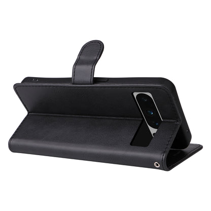 KT Leather Series-2 For Google Pixel 8 Pro PU Leather Case Stand Solid Color Wallet Phone Cover