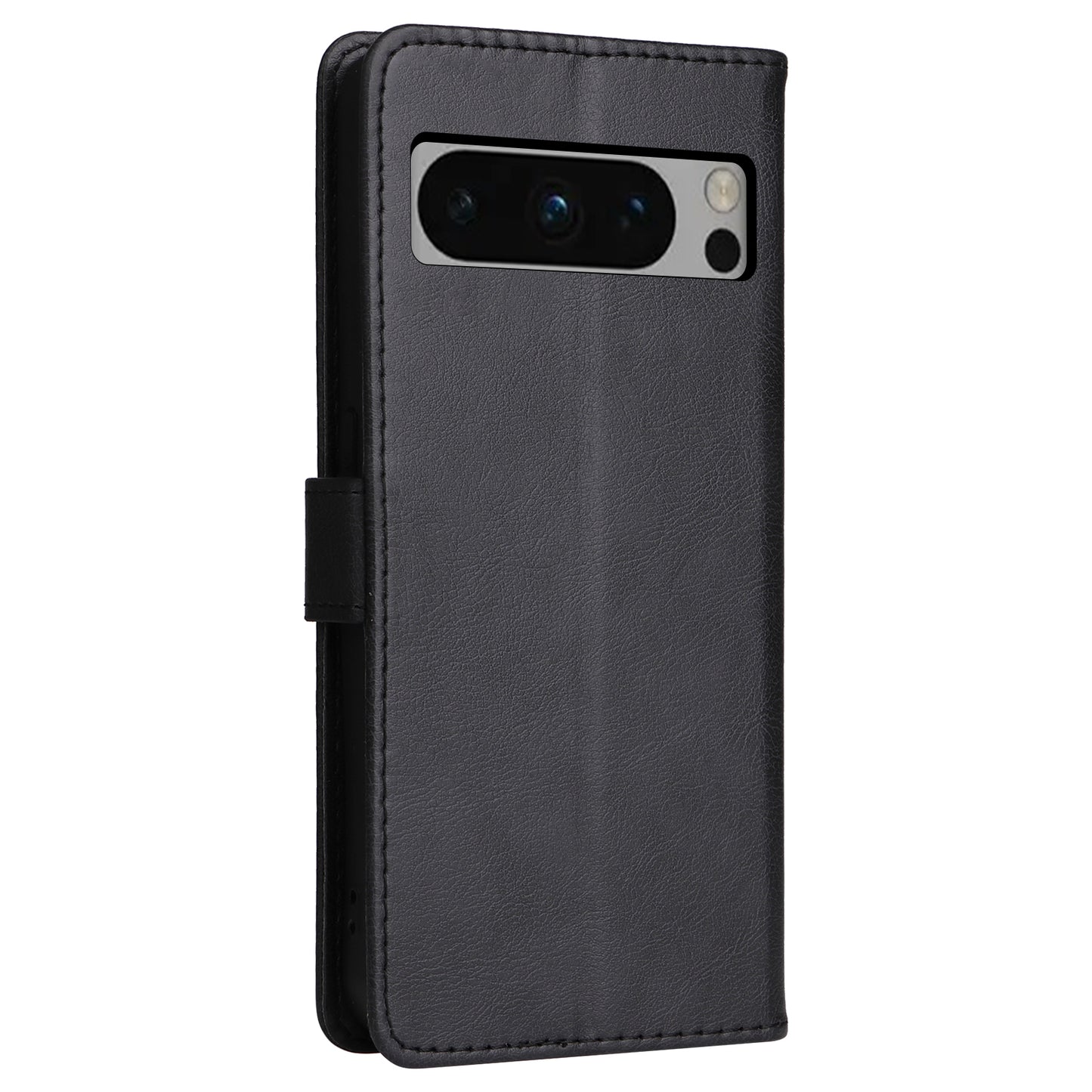 KT Leather Series-2 For Google Pixel 8 Pro PU Leather Case Stand Solid Color Wallet Phone Cover
