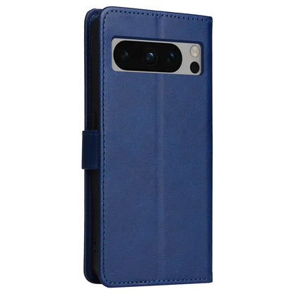 KT Leather Series-2 For Google Pixel 8 Pro PU Leather Case Stand Solid Color Wallet Phone Cover