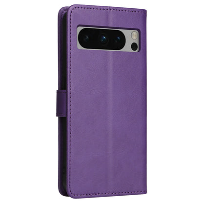 KT Leather Series-2 For Google Pixel 8 Pro PU Leather Case Stand Solid Color Wallet Phone Cover