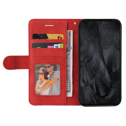 KT Leather Series-1 For Google Pixel 8 Pro Flip Stand Protective Case Dual-color Splicing Leather Wallet Phone Cover