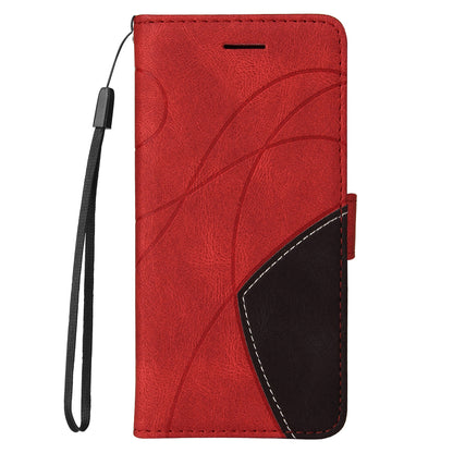 KT Leather Series-1 For Google Pixel 8 Pro Flip Stand Protective Case Dual-color Splicing Leather Wallet Phone Cover