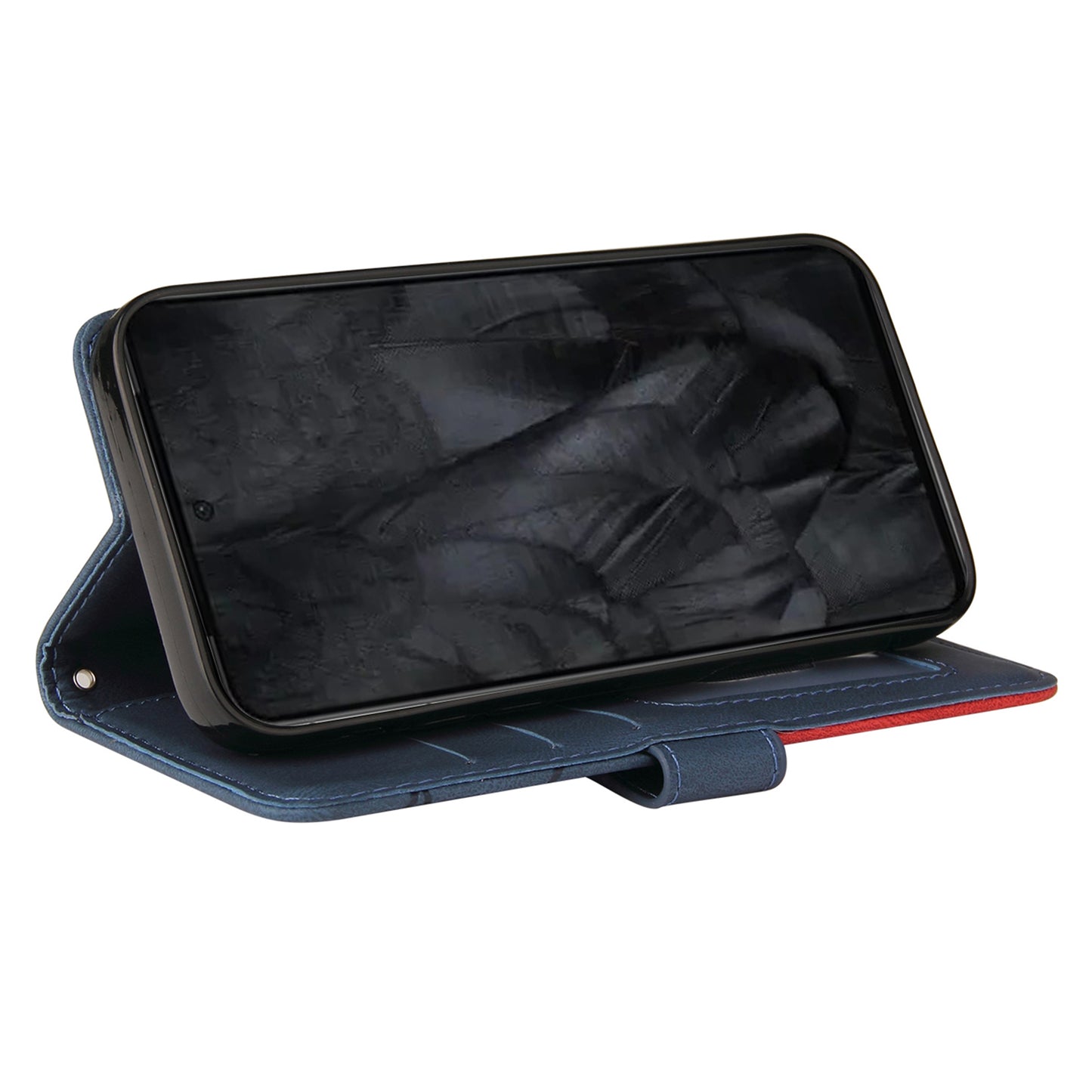 KT Leather Series-1 For Google Pixel 8 Pro Flip Stand Protective Case Dual-color Splicing Leather Wallet Phone Cover