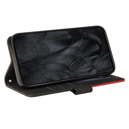 KT Leather Series-1 For Google Pixel 8 Pro Flip Stand Protective Case Dual-color Splicing Leather Wallet Phone Cover