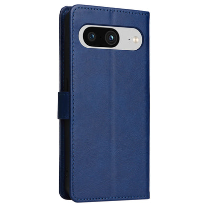 KT Leather Series-2 Wallet Cover for Google Pixel 8 , Solid Color PU Leather Stand Phone Case