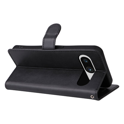 KT Leather Series-2 Wallet Cover for Google Pixel 8 , Solid Color PU Leather Stand Phone Case