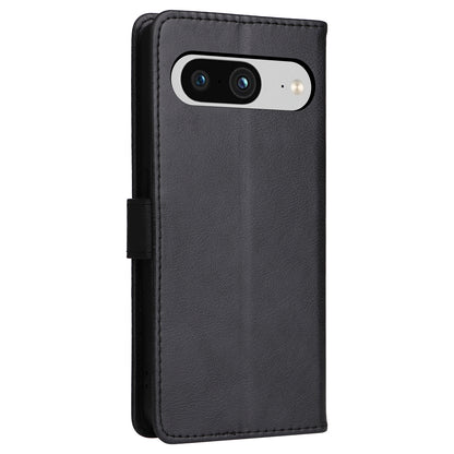 KT Leather Series-2 Wallet Cover for Google Pixel 8 , Solid Color PU Leather Stand Phone Case