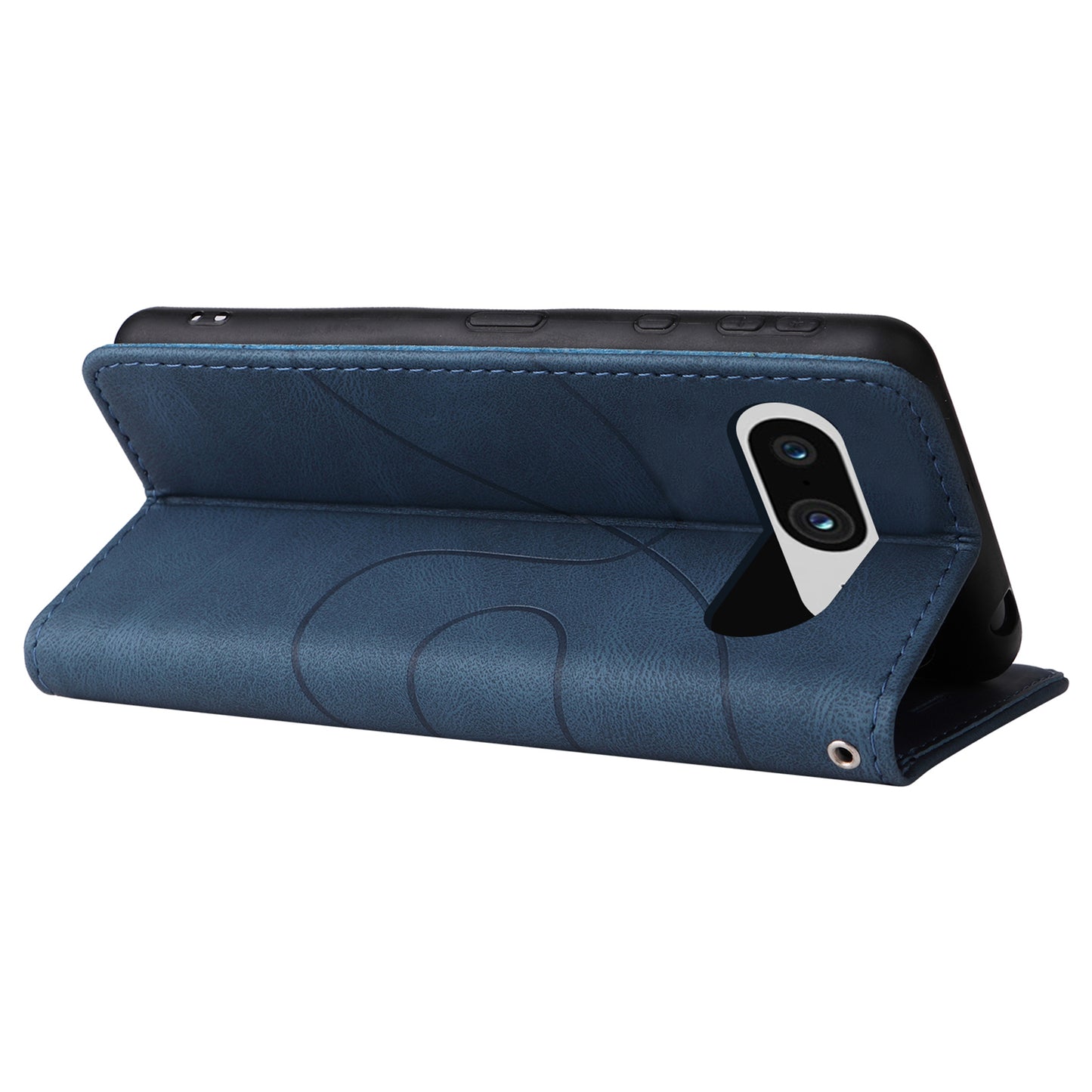 KT Leather Series-1 For Google Pixel 8 Phone Case Dual-color Splicing PU Leather Wallet Stand Cover