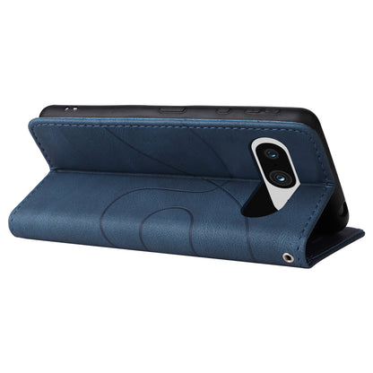 KT Leather Series-1 For Google Pixel 8 Phone Case Dual-color Splicing PU Leather Wallet Stand Cover