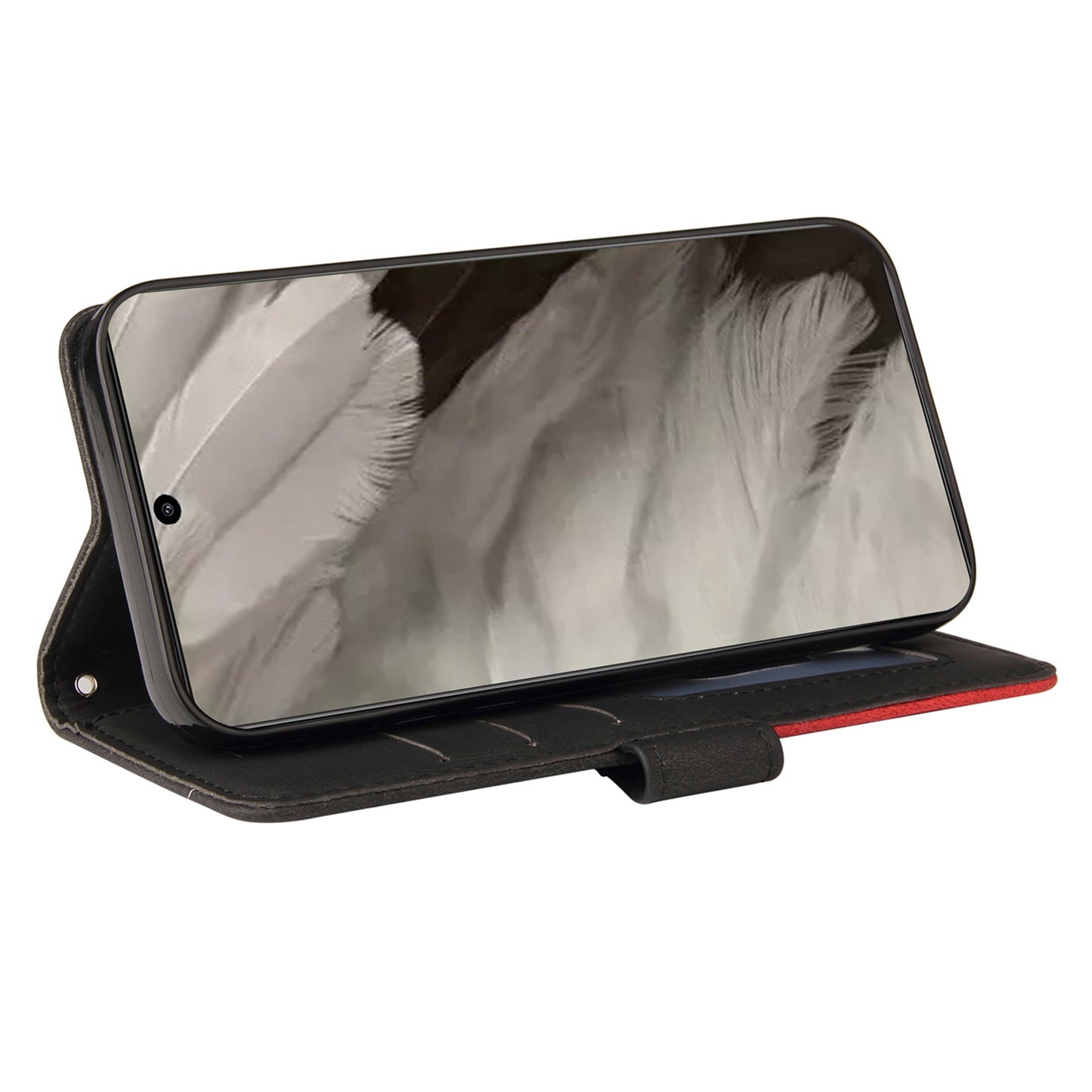 KT Leather Series-1 For Google Pixel 8 Phone Case Dual-color Splicing PU Leather Wallet Stand Cover