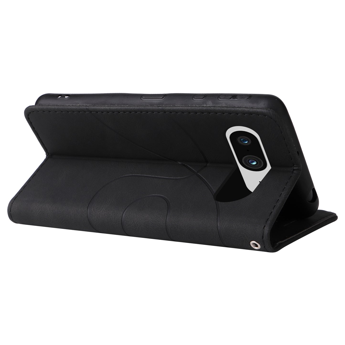 KT Leather Series-1 For Google Pixel 8 Phone Case Dual-color Splicing PU Leather Wallet Stand Cover