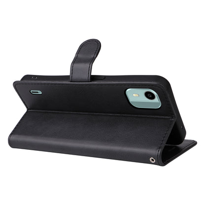 KT Leather Series-2 For Nokia C12 4G / C12 Plus / C12 Pro Flip Folio Case Stand PU Leather Solid Color Wallet Phone Cover