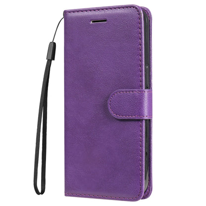 KT Leather Series-2 For Nokia C12 4G / C12 Plus / C12 Pro Flip Folio Case Stand PU Leather Solid Color Wallet Phone Cover