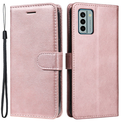 KT Leather Series-2 For Nokia G22 Solid Color Phone Case PU Leather Stand Wallet Flip Cover