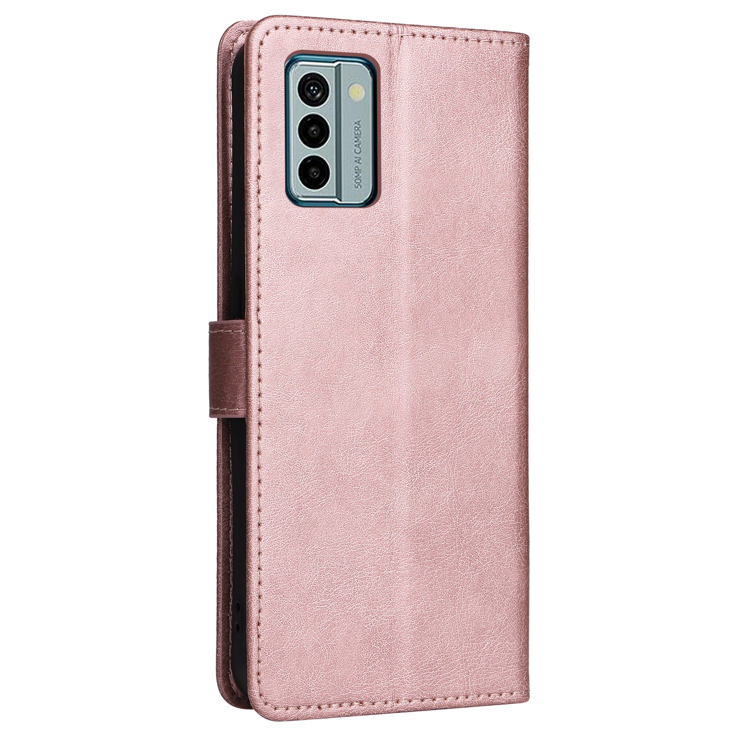 KT Leather Series-2 For Nokia G22 Solid Color Phone Case PU Leather Stand Wallet Flip Cover