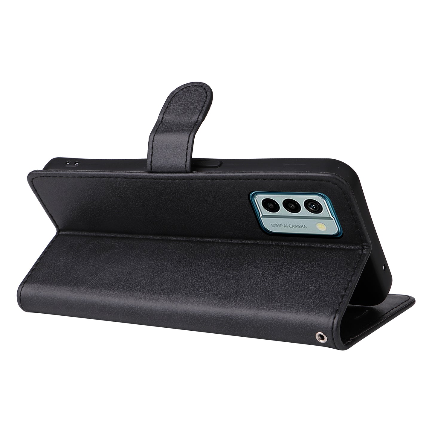 KT Leather Series-2 For Nokia G22 Solid Color Phone Case PU Leather Stand Wallet Flip Cover