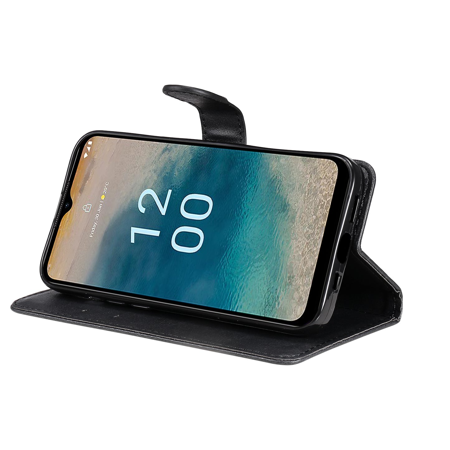 KT Leather Series-2 For Nokia G22 Solid Color Phone Case PU Leather Stand Wallet Flip Cover