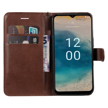 KT Leather Series-2 For Nokia G22 Solid Color Phone Case PU Leather Stand Wallet Flip Cover