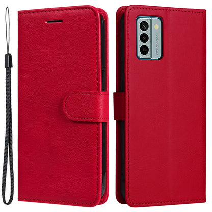 KT Leather Series-2 For Nokia G22 Solid Color Phone Case PU Leather Stand Wallet Flip Cover