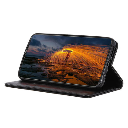 For Google Pixel 8 Crazy Horse Texture Leather Phone Cover Cell Phone Wallet Stand Case