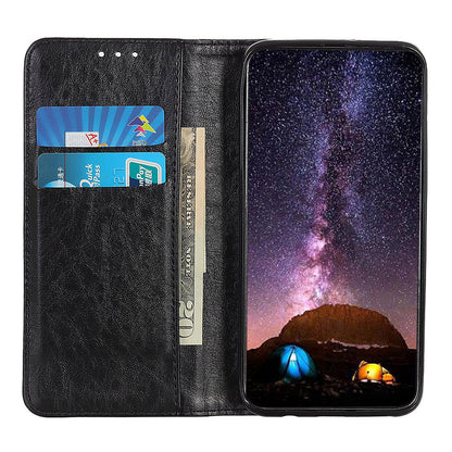 For Google Pixel 8 Crazy Horse Texture Leather Phone Cover Cell Phone Wallet Stand Case
