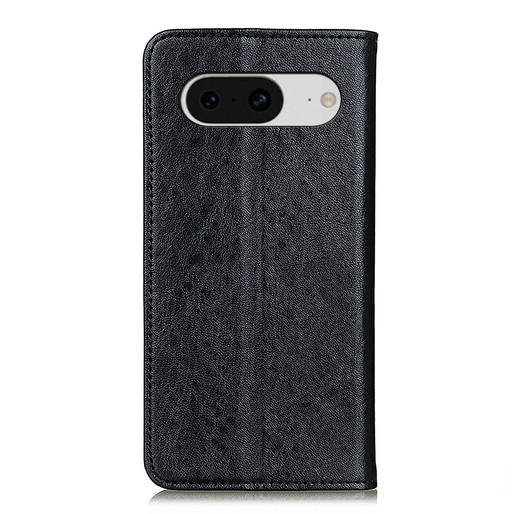 For Google Pixel 8 Crazy Horse Texture Leather Phone Cover Cell Phone Wallet Stand Case