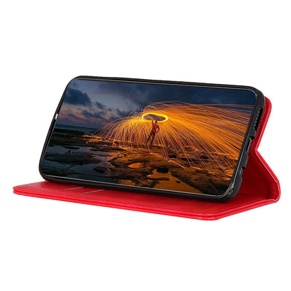 For Google Pixel 8 Crazy Horse Texture Leather Phone Cover Cell Phone Wallet Stand Case