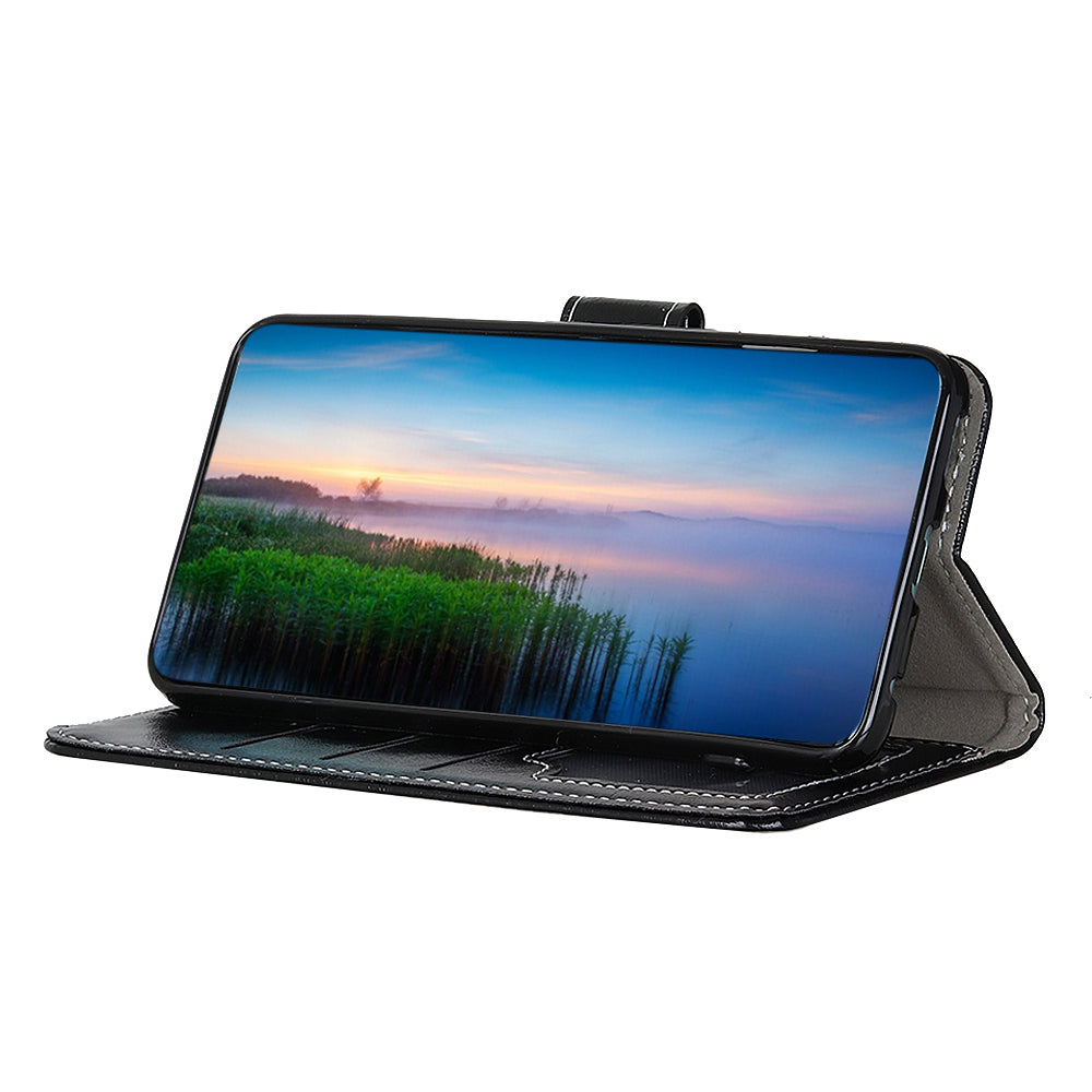 Retro Crazy Horse Texture Leather Case for Google Pixel 8 , Stand Wallet Cell Phone Cover