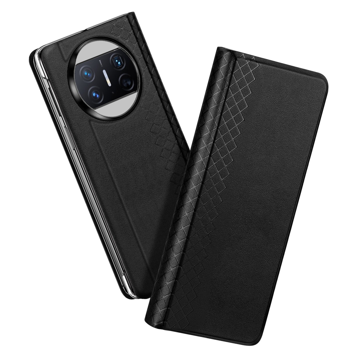 DUX DUCIS Bril-Series For Huawei Mate X3 5G Stand Phone Case PU Leather + PC Card Slot Cover