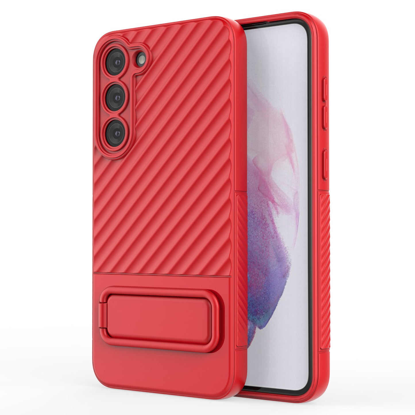 Phone Case for Samsung Galaxy S23 Rugged TPU Kickstand Cover