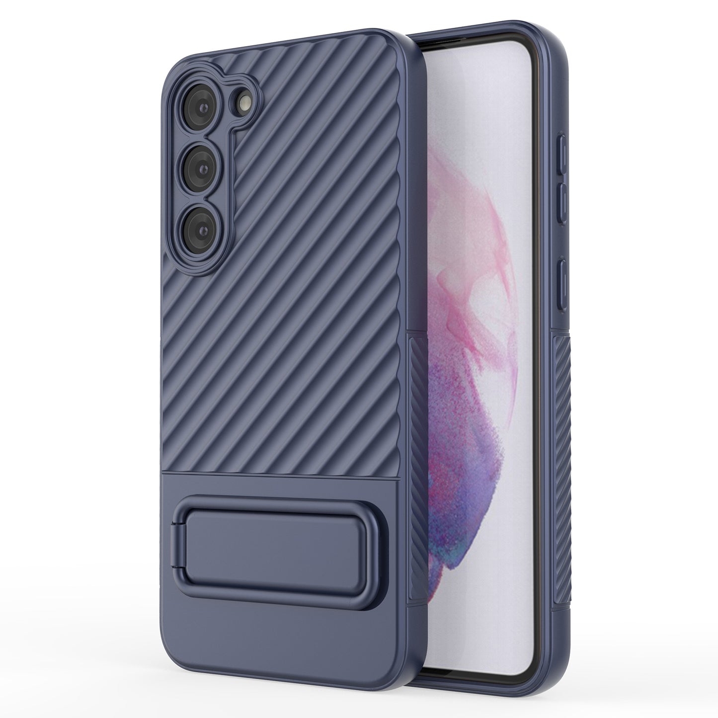 Phone Case for Samsung Galaxy S23 Rugged TPU Kickstand Cover