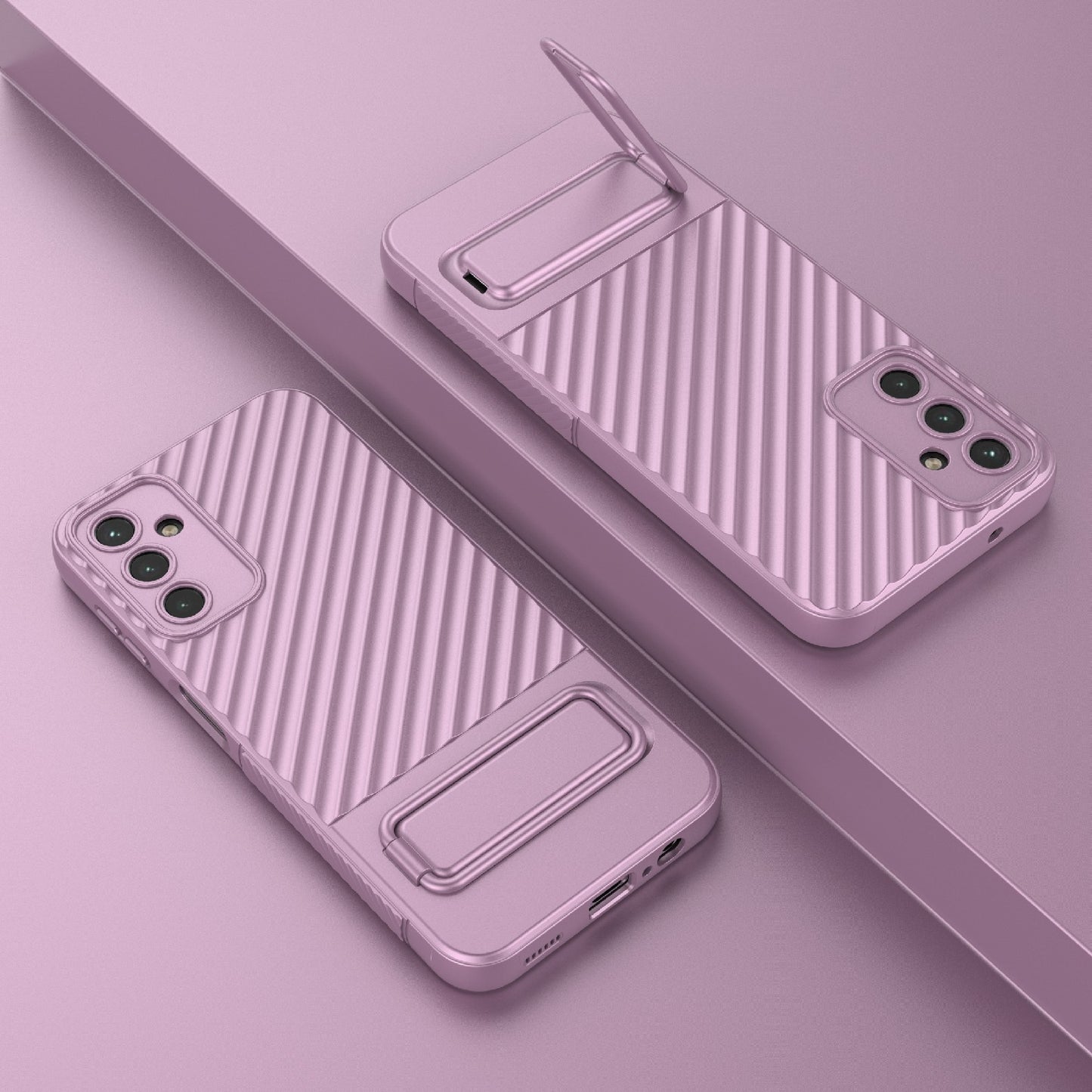 Protective Case for Samsung Galaxy A14 5G Anti-Scratch TPU Phone Shell Kickstand Phone Cover