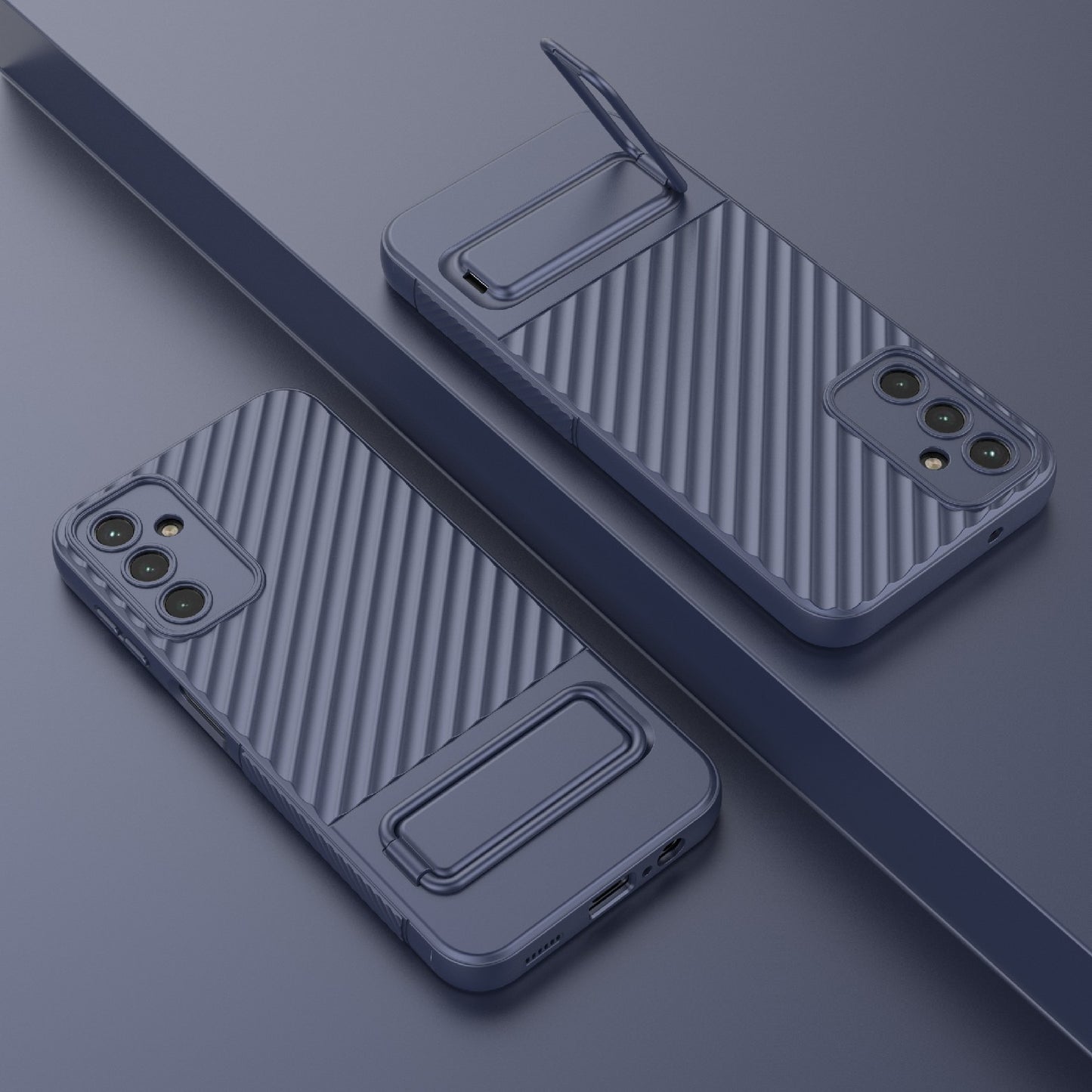 Protective Case for Samsung Galaxy A14 5G Anti-Scratch TPU Phone Shell Kickstand Phone Cover