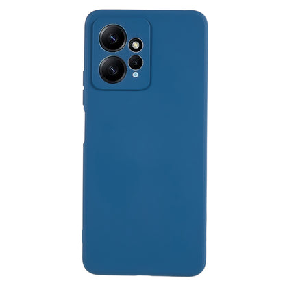 For Xiaomi Redmi Note 12 4G Rubberized TPU Phone Case Fiber Lining Anti-drop Phone Cover