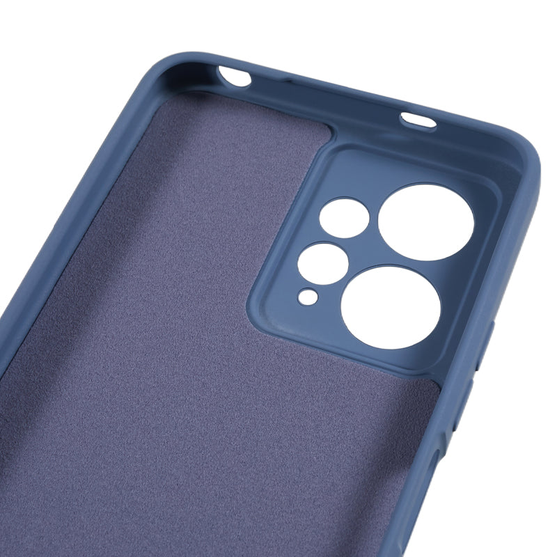 For Xiaomi Redmi Note 12 4G Rubberized TPU Phone Case Fiber Lining Anti-drop Phone Cover