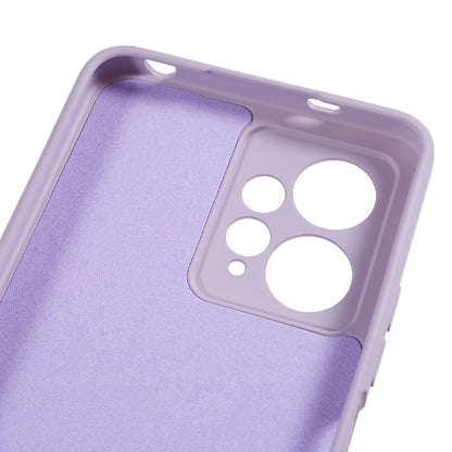 For Xiaomi Redmi Note 12 4G Rubberized TPU Phone Case Fiber Lining Anti-drop Phone Cover