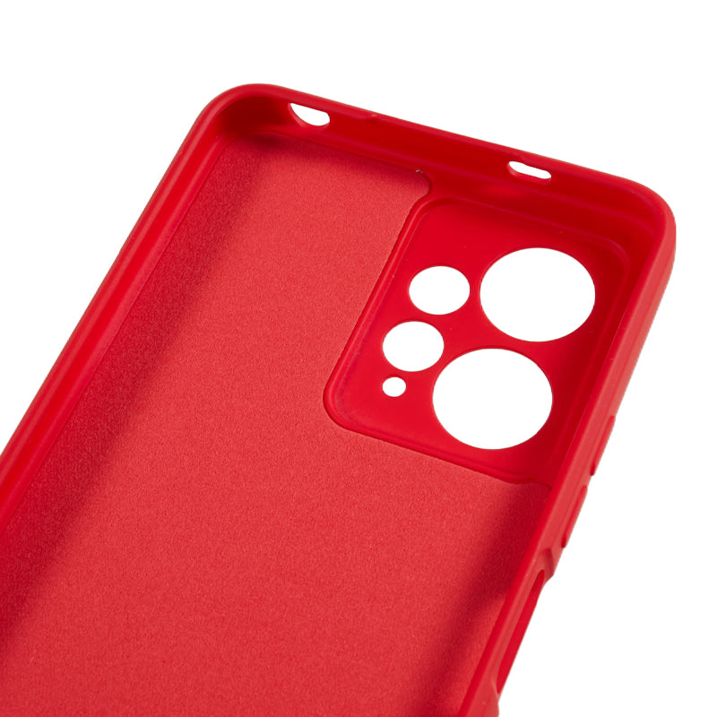 For Xiaomi Redmi Note 12 4G Rubberized TPU Phone Case Fiber Lining Anti-drop Phone Cover